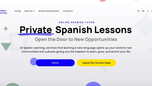 Spoken Learning's Brand New Website is LIVE