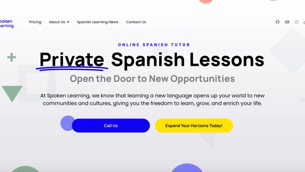 Spoken Learning's Brand New Website is LIVE