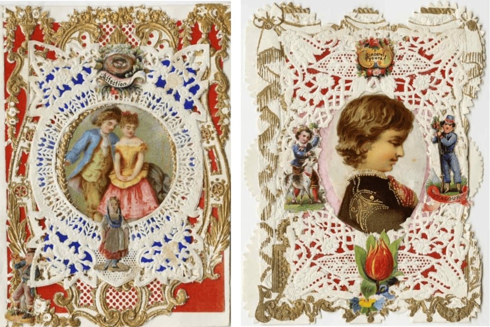 Esther Howland cards for Valentine's Day