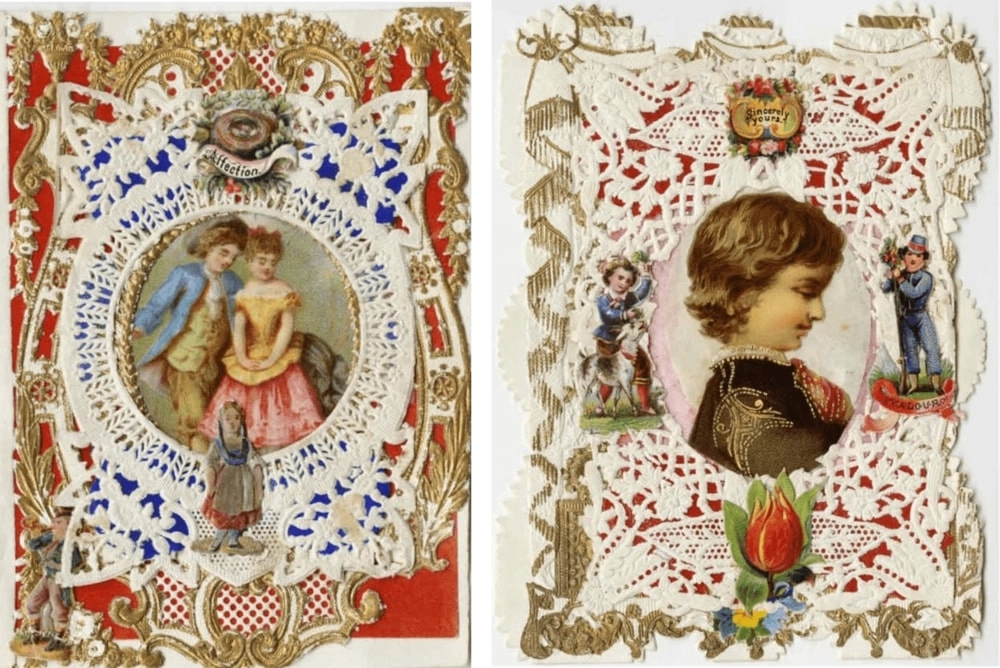 Esther Howland cards for Valentine's Day